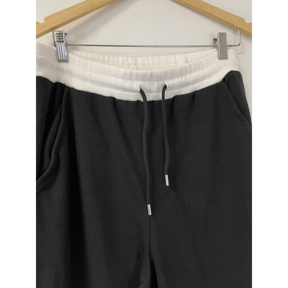 Finch LA Los Angeles Sweatpants Mens Medium Trackpants Black Beaded N151 - Picture 2 of 5